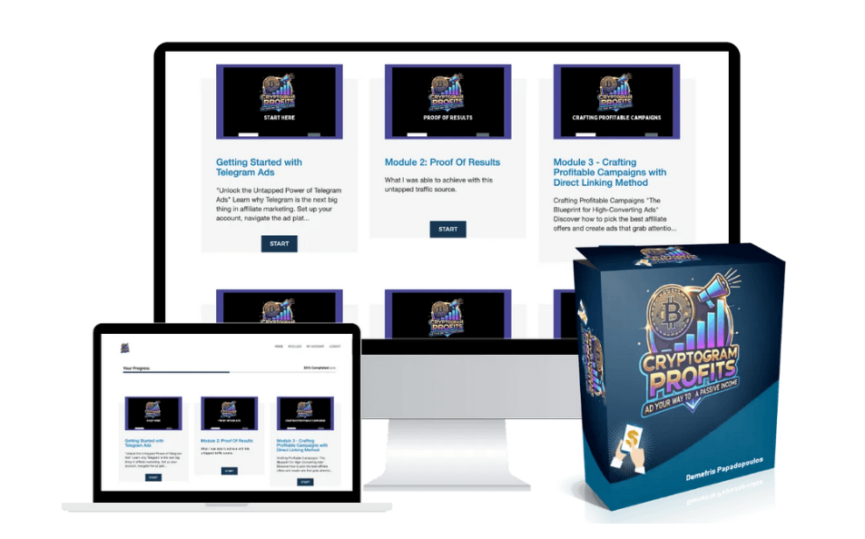 CryptoGram Profits- The Ultimate System for Generating Lifetime Crypto Commissions